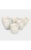 Home Finery                         120 ml Stoneware Cup, Set of 6