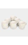 Home Finery                         120 ml Stoneware Cup, Set of 6
