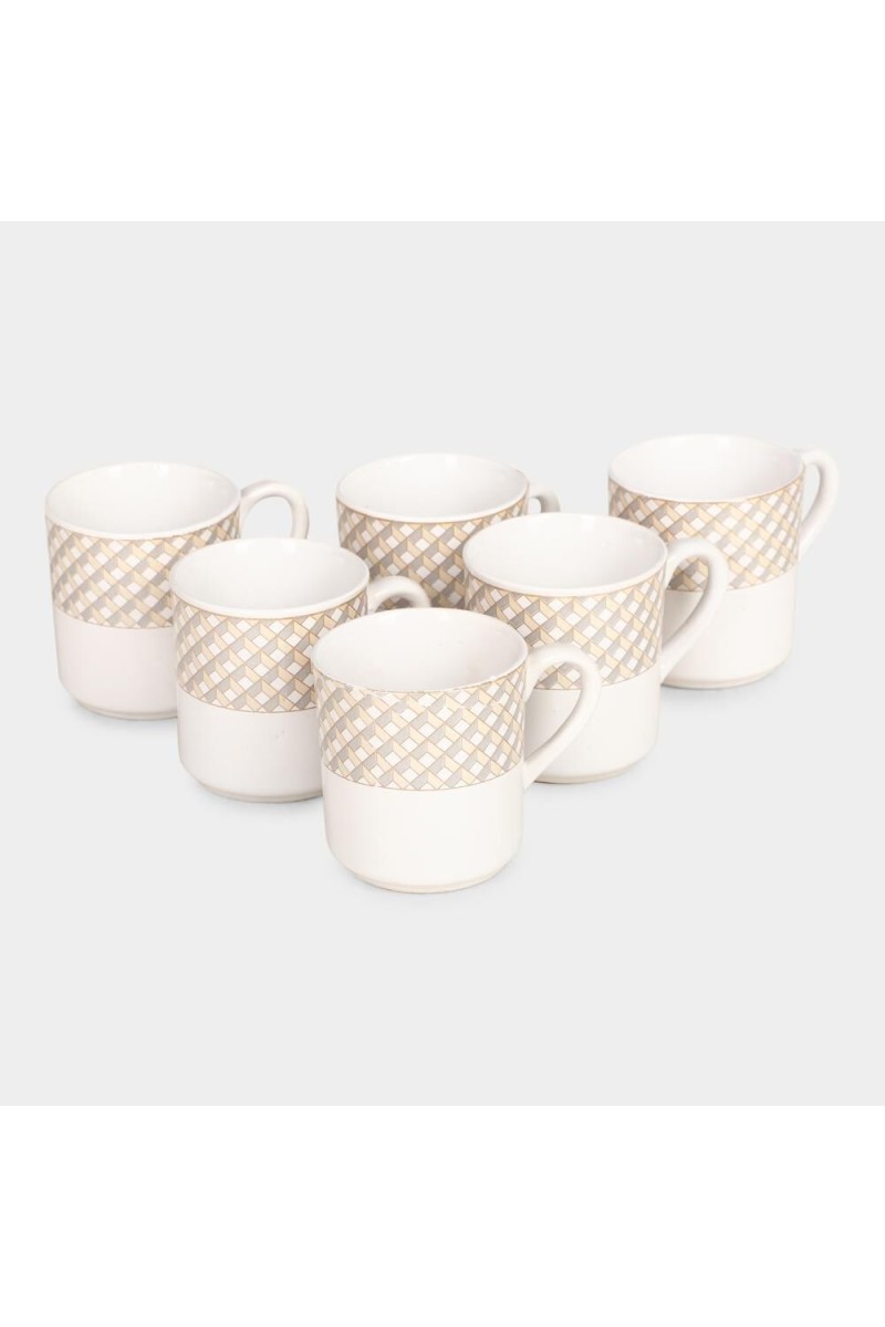 Home Finery                         120 ml Stoneware Cup, Set of 6