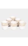 Home Finery 120ml Stoneware Cup Set of 6 Home Finery 120ml Stoneware Cup Set of 6