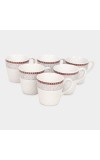 Home Finery                         120 ml Stoneware Cup, Set of 6