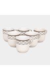Home Finery 120ml Stoneware Cup Set of 6 Home Finery 120ml Stoneware Cup Set of 6