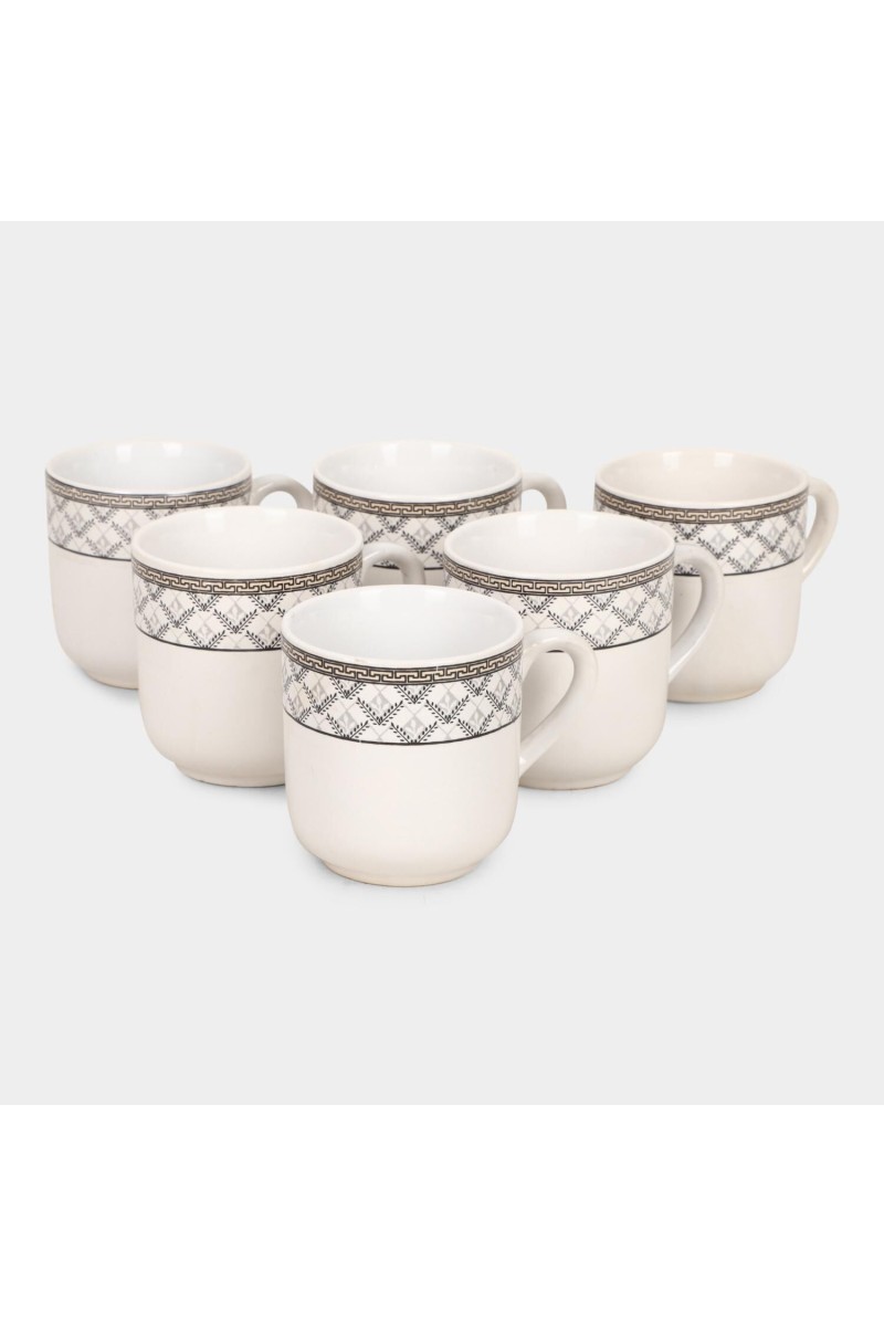 Home Finery                         120ml Stoneware Cup Set of 6