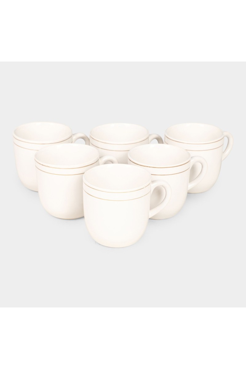 Home Finery                         120ml Stoneware Cup Set of 6