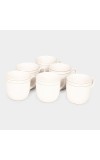 Home Finery                         120ml Stoneware Cup Set of 6
