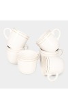 Home Finery                         120ml Stoneware Cup Set of 6