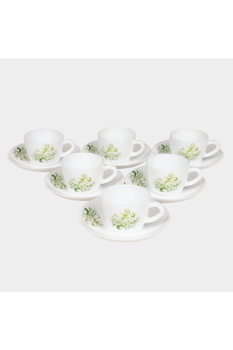 Cello                         120 ml Opalware Cup &amp; Saucer Set