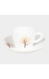 Cello                         130 ml Opalware Cup &amp; Saucer Set