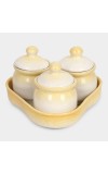 Home Finery 350 ml Opalware Pickle Set Home Finery 350 ml Opalware Pickle Set