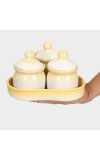Home Finery 350 ml Opalware Pickle Set Home Finery 350 ml Opalware Pickle Set
