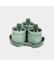 Home Finery                         250 ml Opalware Pickle Set