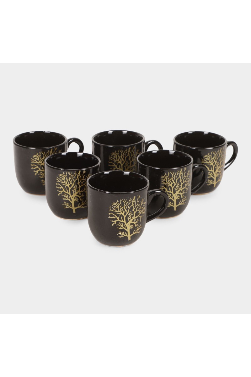 Home Finery                         120 ml Stoneware Cup, Set of 6