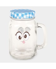 Home Finery                         450 ml Glass Mason Jar