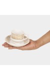 Home Finery 160 ml Bio China Cup & Saucer Set Home Finery 160 ml Bio China Cup & Saucer Set