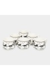 200 ml Bone China Cup, Set of 6