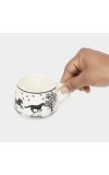 200 ml Bone China Cup, Set of 6