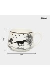200 ml Bone China Cup, Set of 6