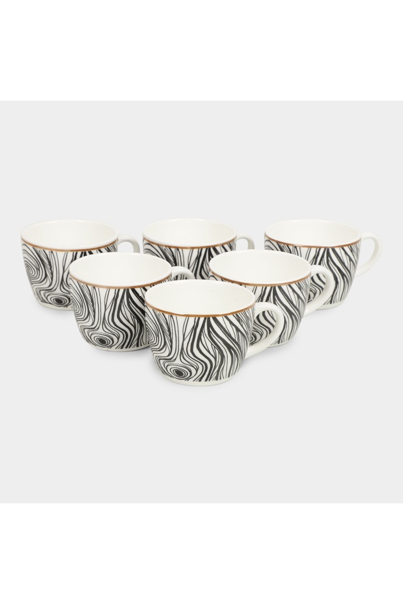 200 ml Bone China Cup, Set of 6