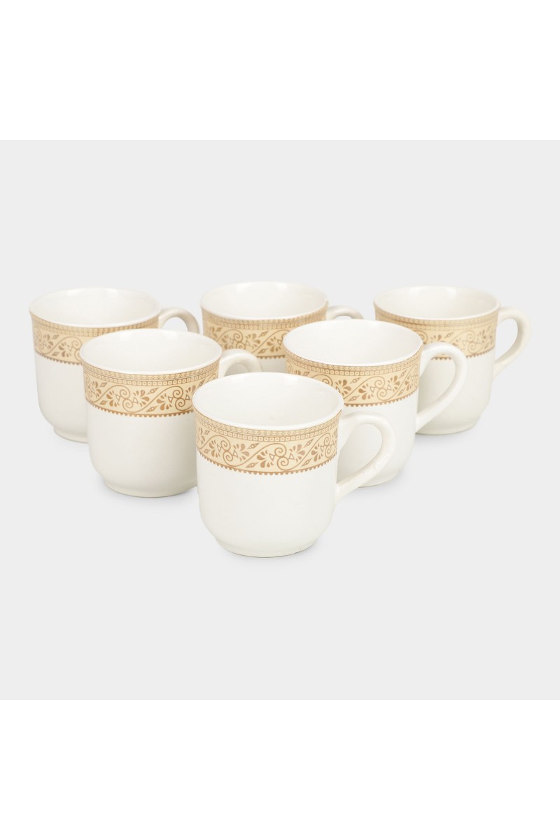 120 ml Bone China Cup, Set of 6