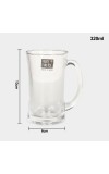 Home Finery                         320 ml Glass Mug