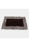 Home Beautiful                         Anti-Skid Brown Polyester Cotton Door Mat