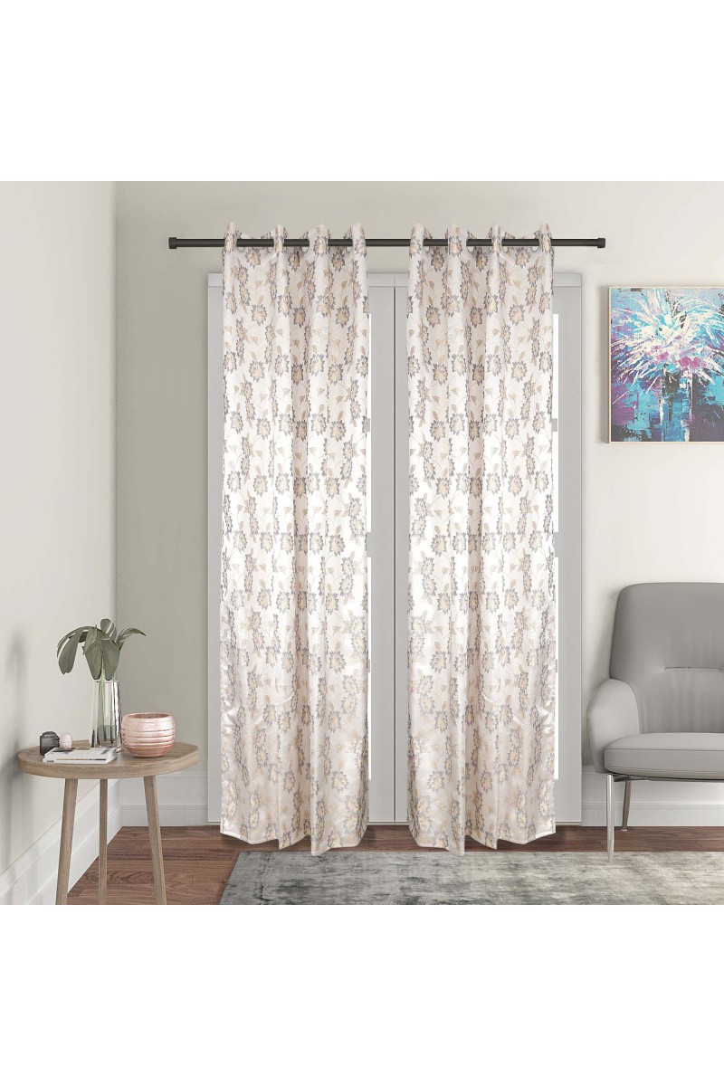 Home Beautiful                         7ft. Grey Microfiber Door Curtain