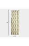 Home Beautiful 7ft. Green Microfiber Door Curtain Home Beautiful 7ft. Green Microfiber Door Curtain