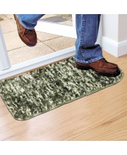 Home Beautiful                         Anti-Skid Green Polyester Door Mat