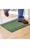 Home Beautiful                         Green Polyester Cotton Door Mat
