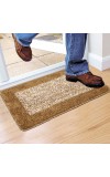 Home Beautiful                         Anti-Skid Brown Polyester Door Mat