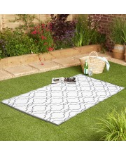 Home Beautiful                         White PVC Floor Mat