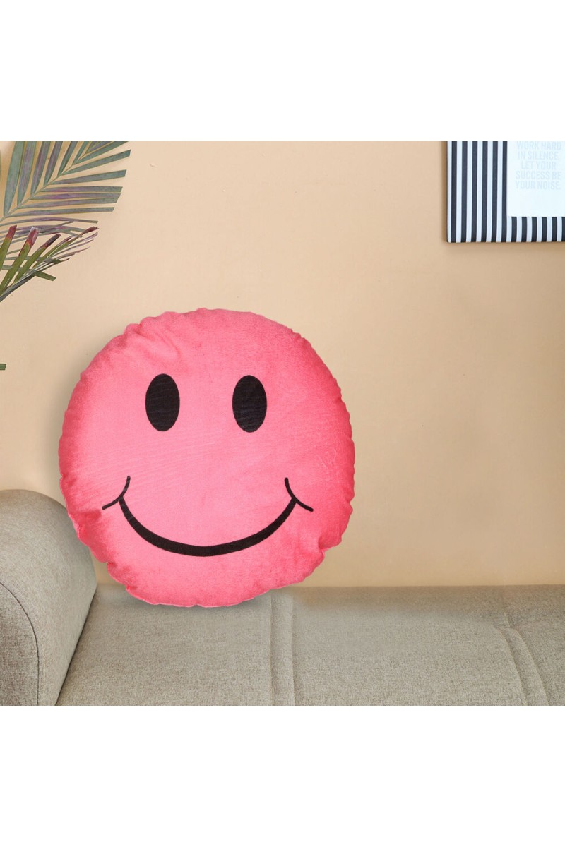 Home Beautiful                         Pink Microfiber Cushion