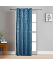 Home Beautiful                         7ft. Dark Blue Microfiber Door Curtain