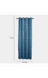 Home Beautiful 7ft. Dark Blue Microfiber Door Curtain Home Beautiful 7ft. Dark Blue Microfiber Door Curtain