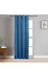 Home Beautiful 9ft. Dark Blue Microfiber Long Door Curtain Home Beautiful 9ft. Dark Blue Microfiber Long Door Curtain