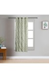 Home Beautiful 5ft. Light Sage Green Printed Eyelet Curtains Home Beautiful 5ft. Light Sage Green Printed Eyelet Curtains