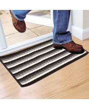 Home Beautiful                         Anti-Skid Grey Polyester Door Mat