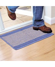 Home Beautiful                         Anti-Skid Grey Polyester Door Mat