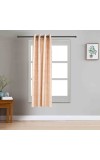 Home Beautiful 5ft. Soft Beige Printed Eyelet Window Curtains Home Beautiful 5ft. Soft Beige Printed Eyelet Window Curtains