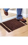 Home Beautiful                         Anti-Skid Brown Polyester Door Mat