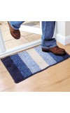 Home Beautiful Anti-Skid Blue Polyester Door Mat Home Beautiful Anti-Skid Blue Polyester Door Mat