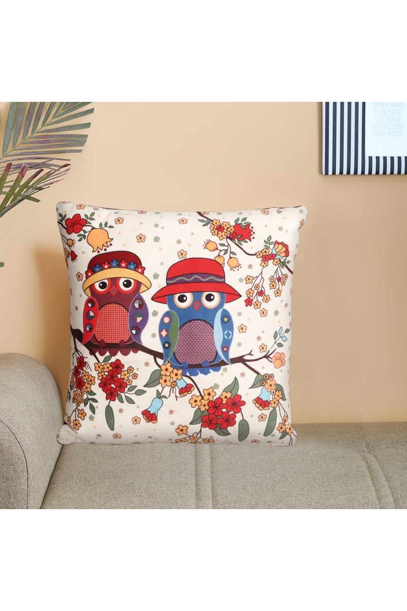 Home Beautiful                         Muticolour Polyester Cushion