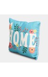 Home Beautiful Aqua Microfiber Cushion Home Beautiful Aqua Microfiber Cushion