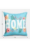 Home Beautiful Aqua Microfiber Cushion Home Beautiful Aqua Microfiber Cushion