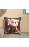 Home Beautiful                         Grey Microfiber Cushion