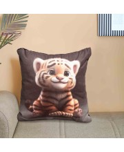 Home Beautiful                         Grey Microfiber Cushion