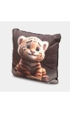 Home Beautiful                         Grey Microfiber Cushion