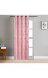 Home Beautiful 9ft. Pink Microfiber Long Door Curtain Home Beautiful 9ft. Pink Microfiber Long Door Curtain