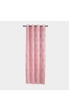 Home Beautiful 9ft. Pink Microfiber Long Door Curtain Home Beautiful 9ft. Pink Microfiber Long Door Curtain