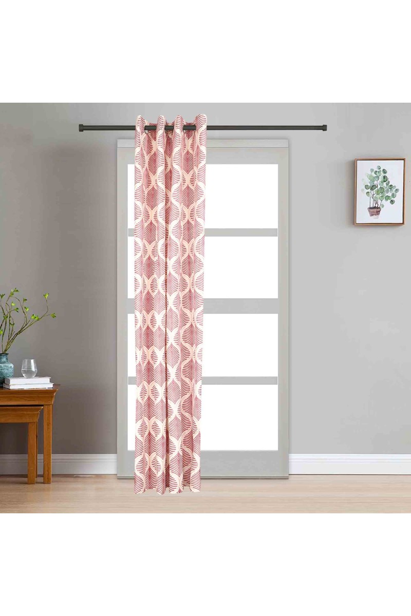 Home Beautiful                         7ft. Maroon Microfiber Door Curtain